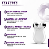 Microcurrent Facial Toning Massager Pink Tartarus