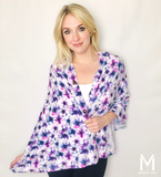 Freespirited Floral Multi-Way Smart Scarf Lime Ares