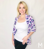 Freespirited Floral Multi-Way Smart Scarf Lime Ares