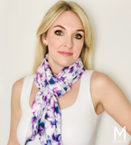 Freespirited Floral Multi-Way Smart Scarf Lime Ares