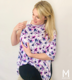 Freespirited Floral Multi-Way Smart Scarf Lime Ares