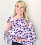 Freespirited Floral Multi-Way Smart Scarf Lime Ares