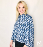 Eye-catching Ikat Multi-Way Smart Scarf Lime Ares