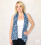 Eye-catching Ikat Multi-Way Smart Scarf Lime Ares