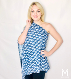 Eye-catching Ikat Multi-Way Smart Scarf Lime Ares
