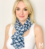 Eye-catching Ikat Multi-Way Smart Scarf Lime Ares