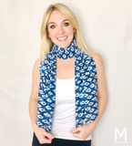 Eye-catching Ikat Multi-Way Smart Scarf Lime Ares