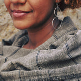 Earthy Striped Scarf Ariel