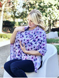 Freespirited Floral Multi-Way Smart Scarf Lime Ares