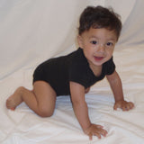 Black 3 Piece Layette Set Emerald Clover