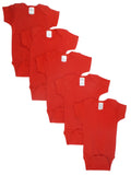 Red Bodysuit Onezies (5 Pack)