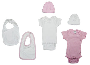 Girls' 6 Piece Layette Set