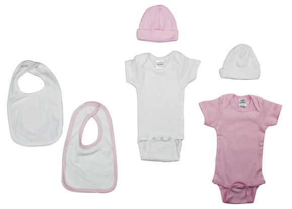 Girls' 6 Piece Layette Set