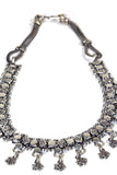Fish Charms Tribal Choker Necklace Silver Hestia