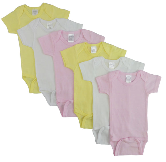 Pastel Girls Short Sleeve 6 Pack Emerald Clover