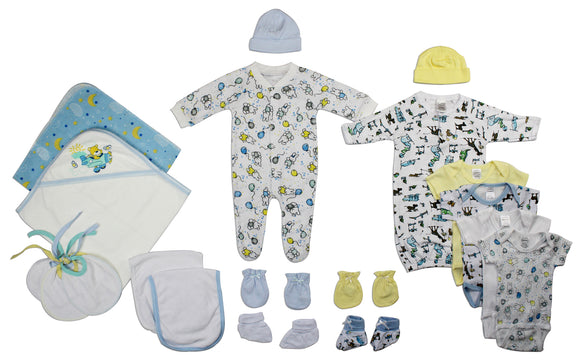 Newborn Baby Boy 19 Pc Layette Baby Shower Gift