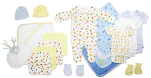 Newborn Baby Boy 21 Pc Layette Baby Shower Gift