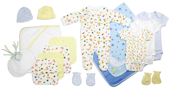 Newborn Baby Boy 21 Pc Layette Baby Shower Gift