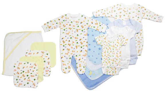 Newborn Baby Boy 14 Pc Layette Baby Shower Gift
