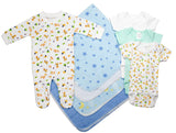 Newborn Baby Boy 8 Pc Layette Baby Shower Gift Set Emerald Clover