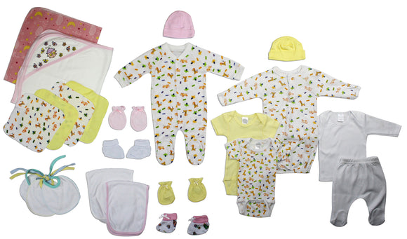 Newborn Baby Girl 23 Pc Layette Baby Shower Gift