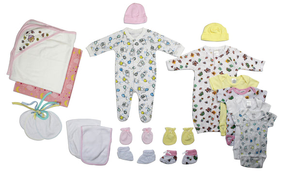 Newborn Baby Girls 20 Pc Layette Baby Shower Gift