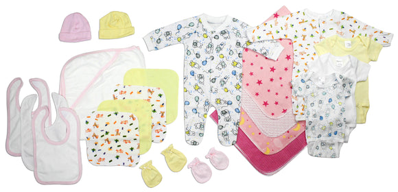 Newborn Baby Girls 21 Pc Layette Baby Shower Gift