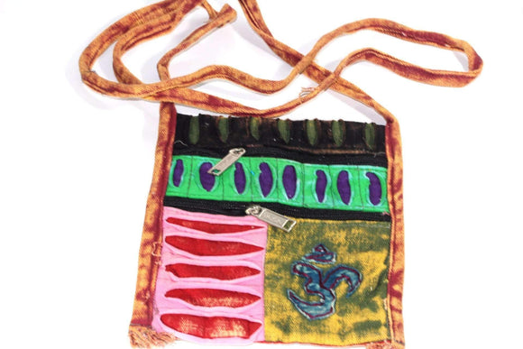 Om Cross Body Patchwork Jhola Bag