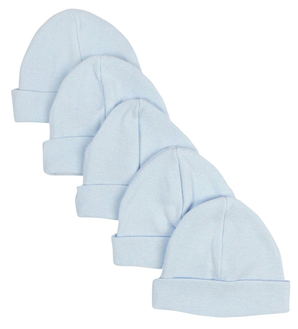Bambini Blue Baby Cap (Pack of 5)