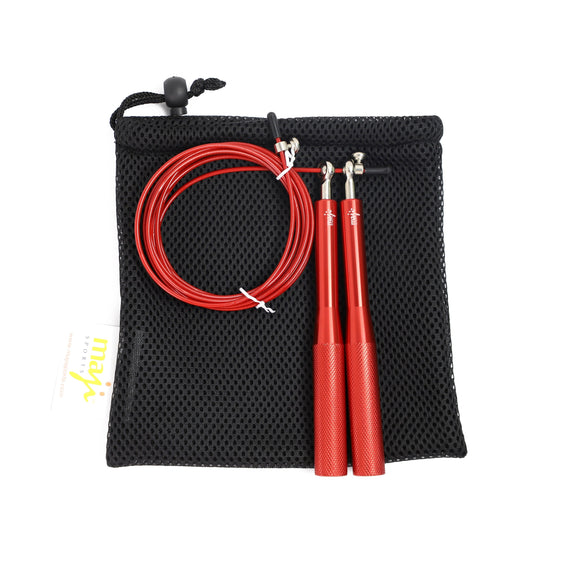 High Speed Jump Rope with Aluminum Handles - Red