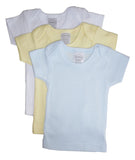 Boys Pastel Variety Short Sleeve Lap T-shirts (3 Pack)