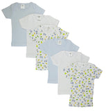 Girls Pastel Variety Short Sleeve Lap T-shirts 6 Emerald Clover