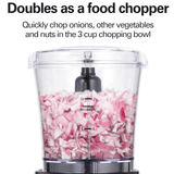 Hamilton Beach Power Elite Glass Jar Blender & Food Chopper Combo