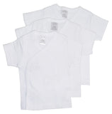 White Side Snap Short Sleeve Shirt (3 Pack)