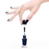 Premium Nail Lacquer, AZZURRO - 091, NAVY BLUE CRÈME NAIL POLISH Emerald Maple