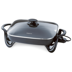 Presto 16-Inch Extra Large Non-Stick Skillet with Glass Lid Sky Iapetus
