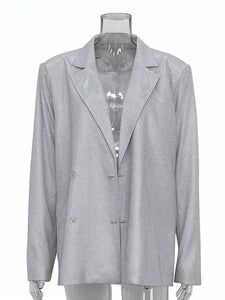 Sleeveless Crop Top & High Waist Pants Set, Blazer Sold Separately