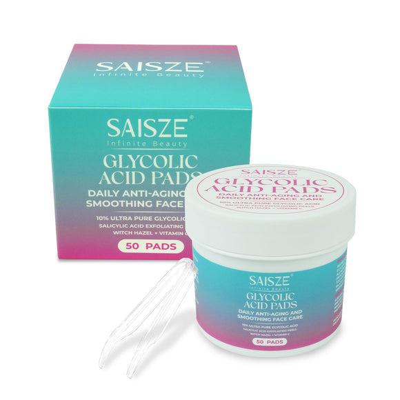 Glycolic Acid Pads for Daily Anti-Aging & Smoothing Face Care Pink Iolaus