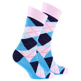 Men's Blush Argyle Socks Orchid Erebus