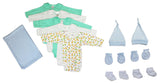 Newborn Baby Boys 12 Pc Layette Baby Shower Gift Emerald Clover