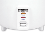 Better Chef 8-Cup - 16-Cup Cooked - Rice Cooker with Measuring Cup