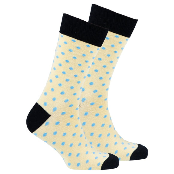 Men's Buttermilk Dot Socks Orchid Erebus
