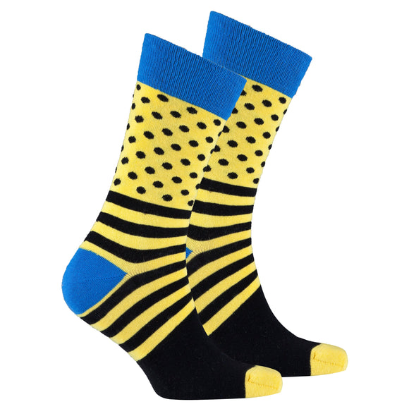 Men's Butter Dot Stripe Socks