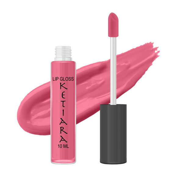 Ketiara Premium Lip Gloss Light Pink Hydrating & Moisturizing Black Alder