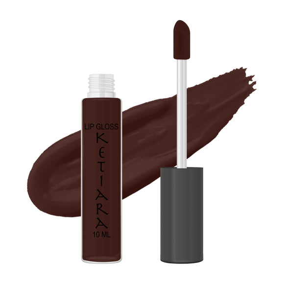 Ketiara Premium Lip Gloss Brown Bear Hydrating & Moisturizing Black Alder