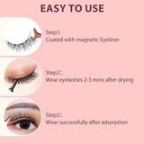 Magnetic Eyeliner & Eyelashes Kit Pink Iolaus