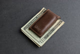 Cowhide Leather Magnetic Money Clip