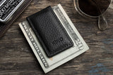 Cowhide Leather Magnetic Money Clip