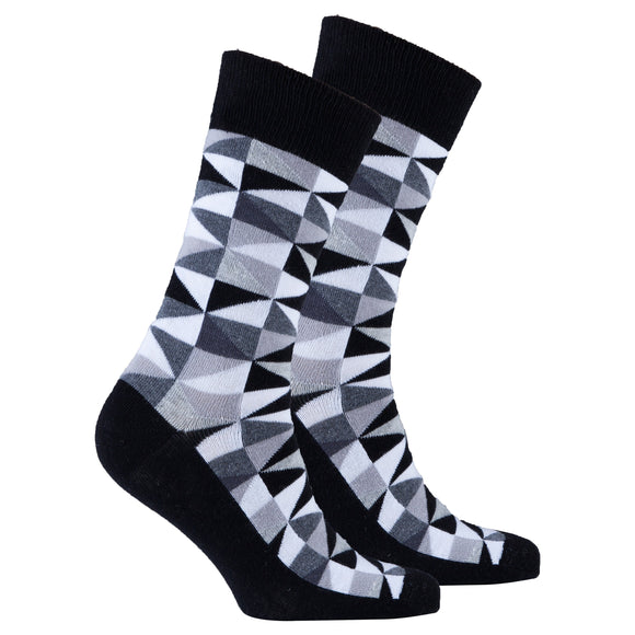 Men's Black Triangle Socks Orchid Erebus