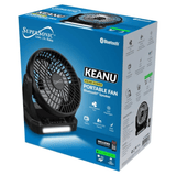 Supersonic Solar-Powered BT Speaker with FM Radio LED Flashlight & Fan